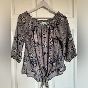 Veronica M floral blouse